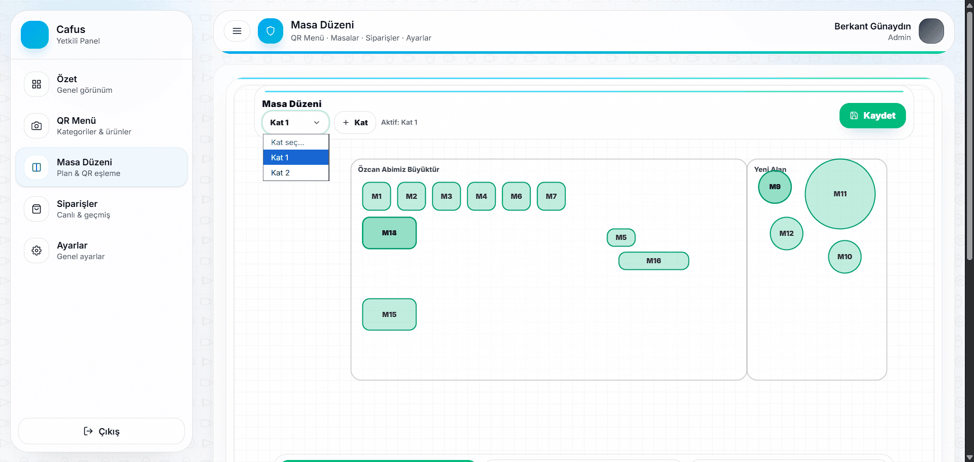 Uyarılar ve sistem durumu kartları (kurulum adımları / bildirimler)